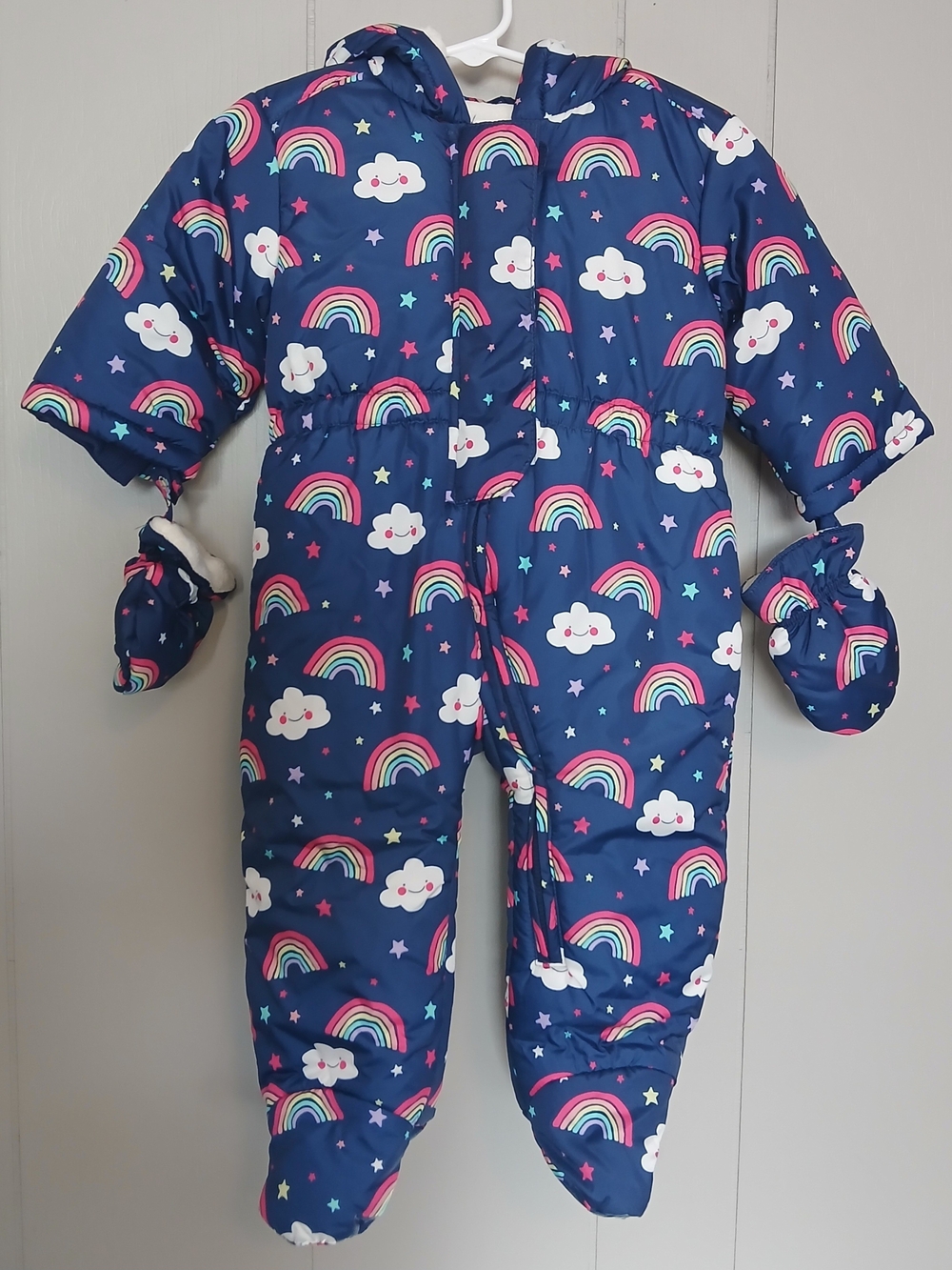 Rainbow Cloud Footed One-Piece